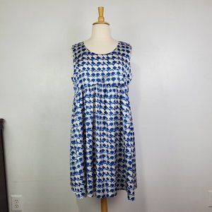 Tendency Sleeveless Pullover Satiny Feel Empire Waist Dress NEW NWT Size XXL